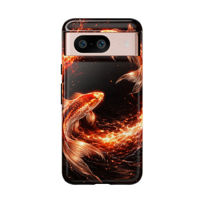 Fire Koi • Google Pixel 8 • Tough Case • Wireless Friendly