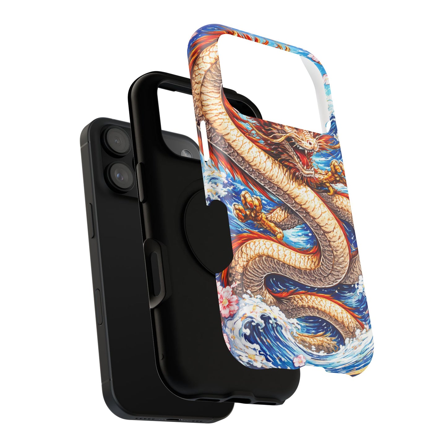 Heaven’s Mandate – Sovereign Oath • Obsidian Irezumi™ • Apple iPhone 17 Pro • MagSafe Tough Case