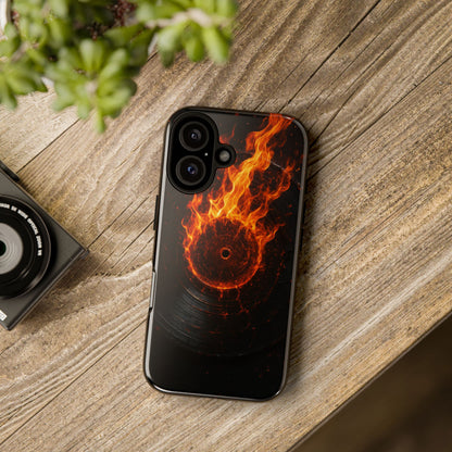 Vinyl Inferno • Apple iPhone 16 • MagSafe® Magnetic Tough Case