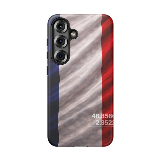 France • Street Sovereign – Tricolore Precision • Samsung Galaxy S25 • Wireless Friendly • Tough Case