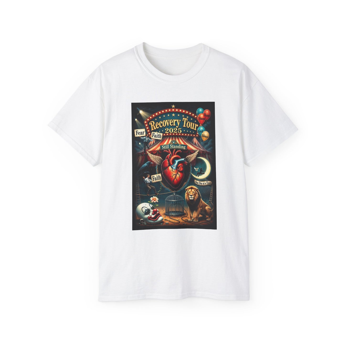 Crowned Heart • Recovery Works • T-Shirt