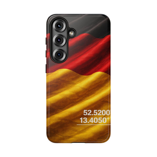 Germany • Street Sovereign – Iron Unity • Samsung Galaxy S25 • Wireless Friendly • Tough Case