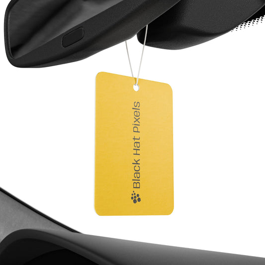 Black Hat Pixels • Car Air Freshener