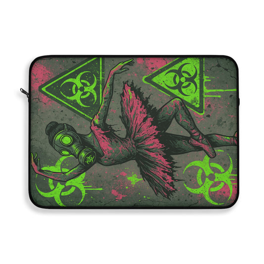 Biohazard Ballerina • Single Zipper Laptop Sleeve