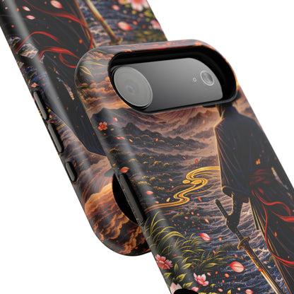 Silent Path – Measured Resolve • Obsidian Irezumi™ • Apple iPhone 17 Pro • MagSafe Tough Case