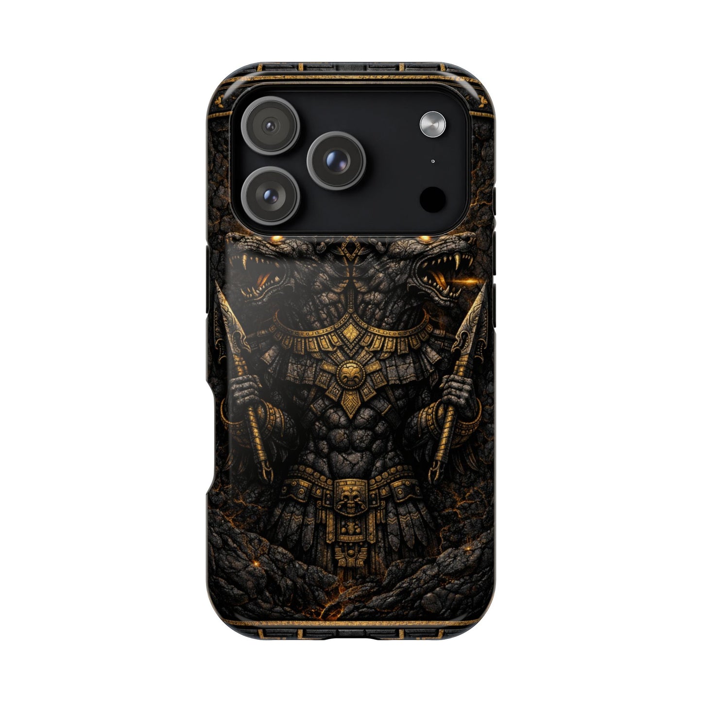 Xolotl • Shadow Guide of Flame • Empire of the Fifth Sun™ • Apple iPhone 17 Pro • MagSafe Tough Case
