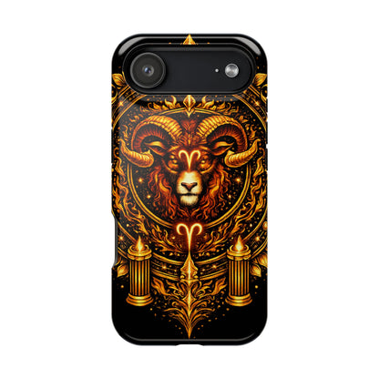 Aries • Elemental Armor • Inferno Authority • Apple iPhone 17 Pro • MagSafe Tough Case