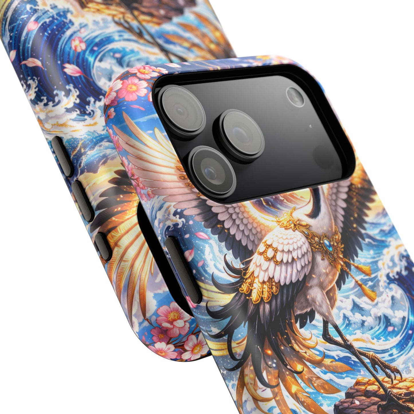 Radiant Ascent – Unbroken Honor • Obsidian Irezumi™ • Apple iPhone 17 Pro • MagSafe Tough Case