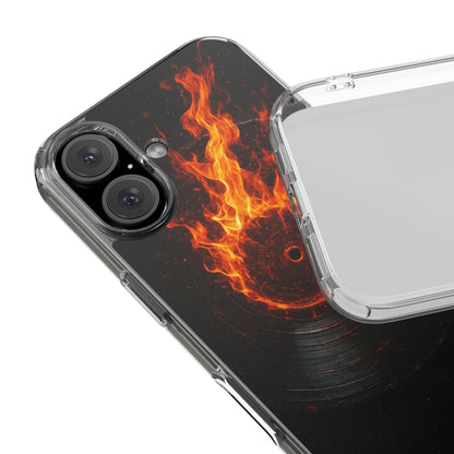 Vinyl Inferno • Apple iPhone 16 • Clear Case