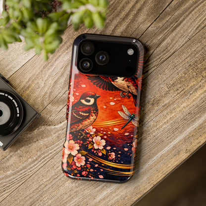 Quiet Witness – Fleeting Mercy • Obsidian Irezumi™ • Apple iPhone 17 Pro • MagSafe Tough Case