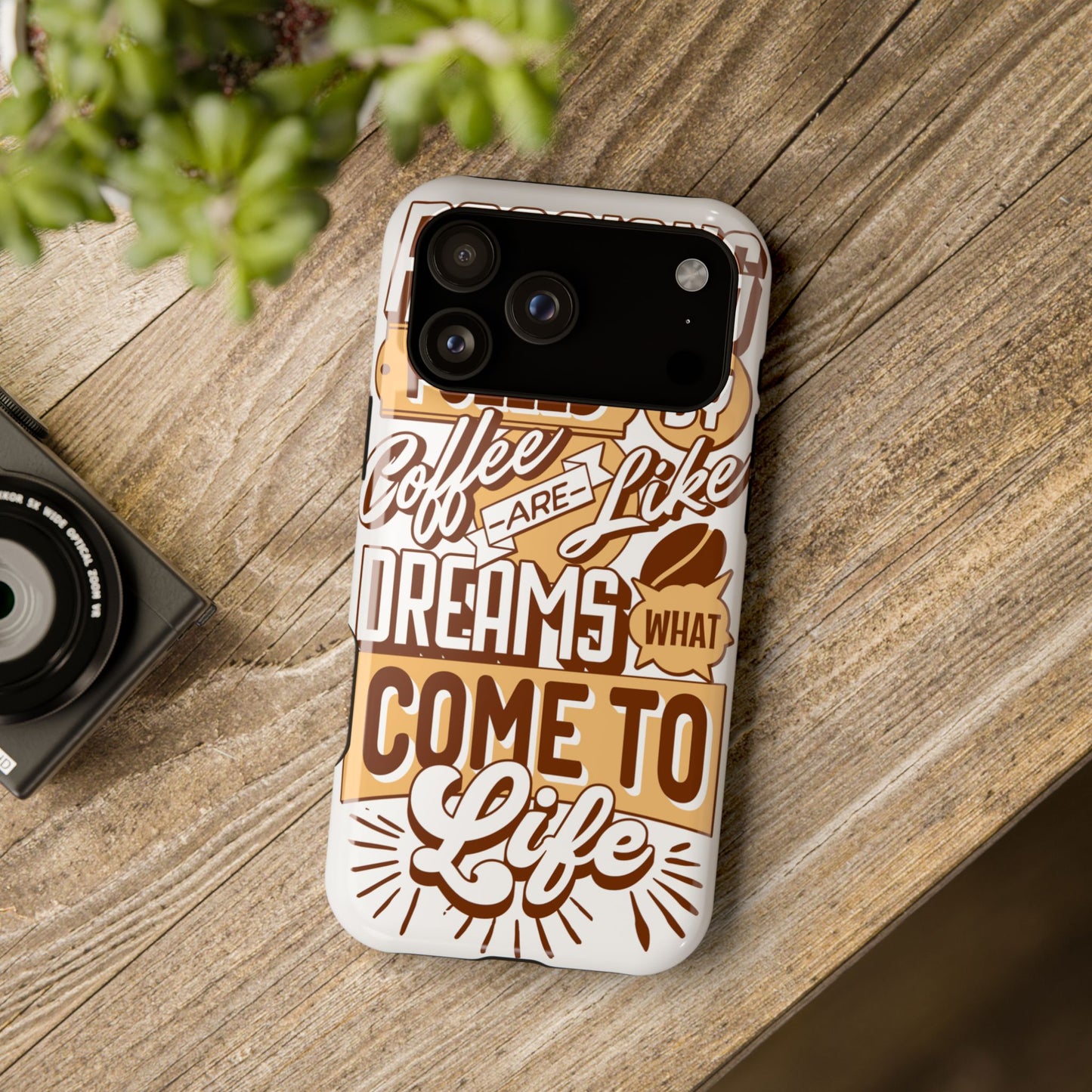 Fueled By Coffee • Apple iPhone 17 Pro • MagSafe® Tough Case