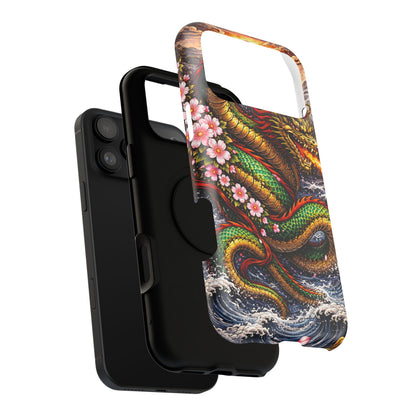 Dragon Oath – Sovereign Flame • Obsidian Irezumi™ • Apple iPhone 17 Pro • MagSafe Tough Case