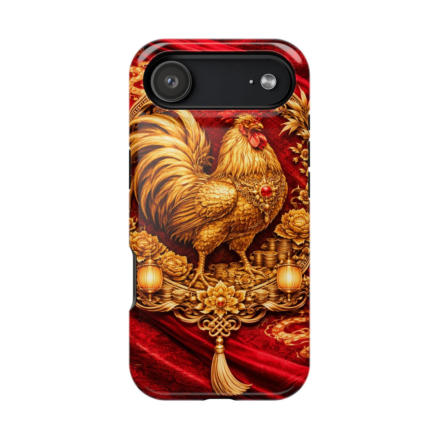 Rooster • Lunar Armor • Imperial Banner • Apple iPhone 17 Pro • MagSafe Tough Case
