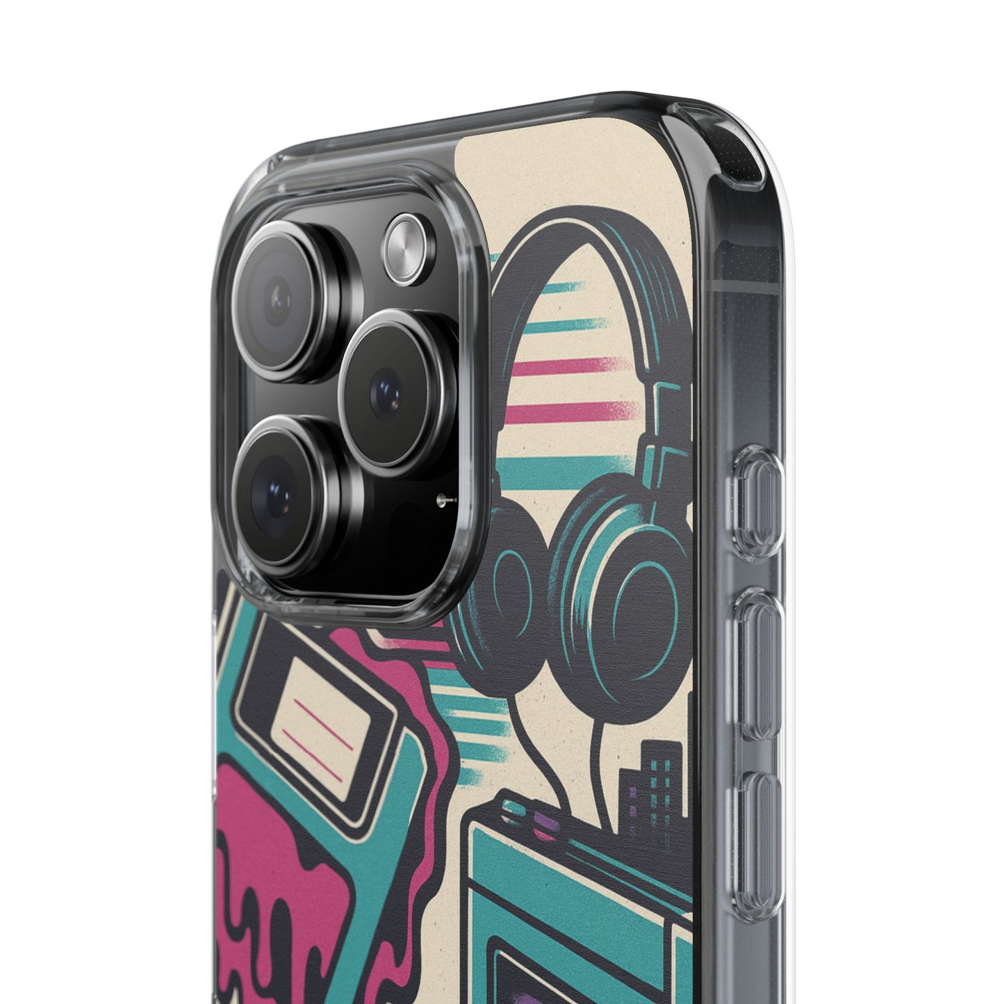 Retro Beats • Apple iPhone 16 • Clear Case