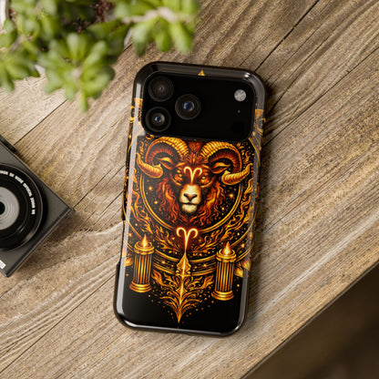 Aries • Elemental Armor • Inferno Authority • Apple iPhone 17 Pro • MagSafe Tough Case
