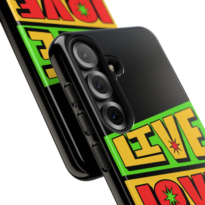 Live Love Laugh • Samsung Galaxy S25 • Wireless Friendly • Tough Case