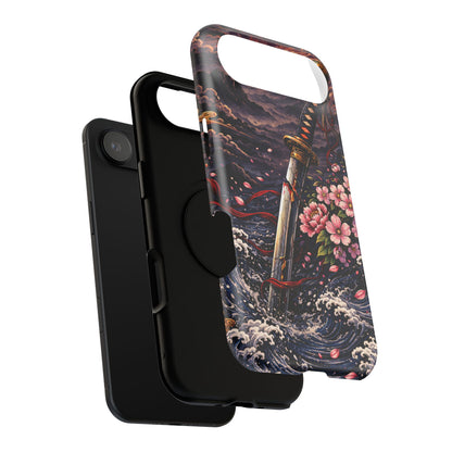 Forged Edge – Fractured Oath • Obsidian Irezumi™ • Apple iPhone 17 Pro • MagSafe Tough Case