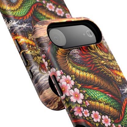 Dragon Oath – Sovereign Flame • Obsidian Irezumi™ • Apple iPhone 17 Pro • MagSafe Tough Case