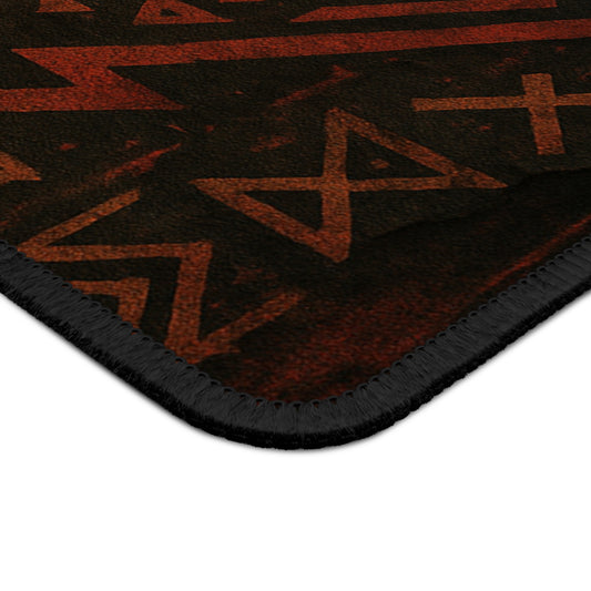 Tribal Glitch • Eco-Friendly Gaming Mouse Pad
