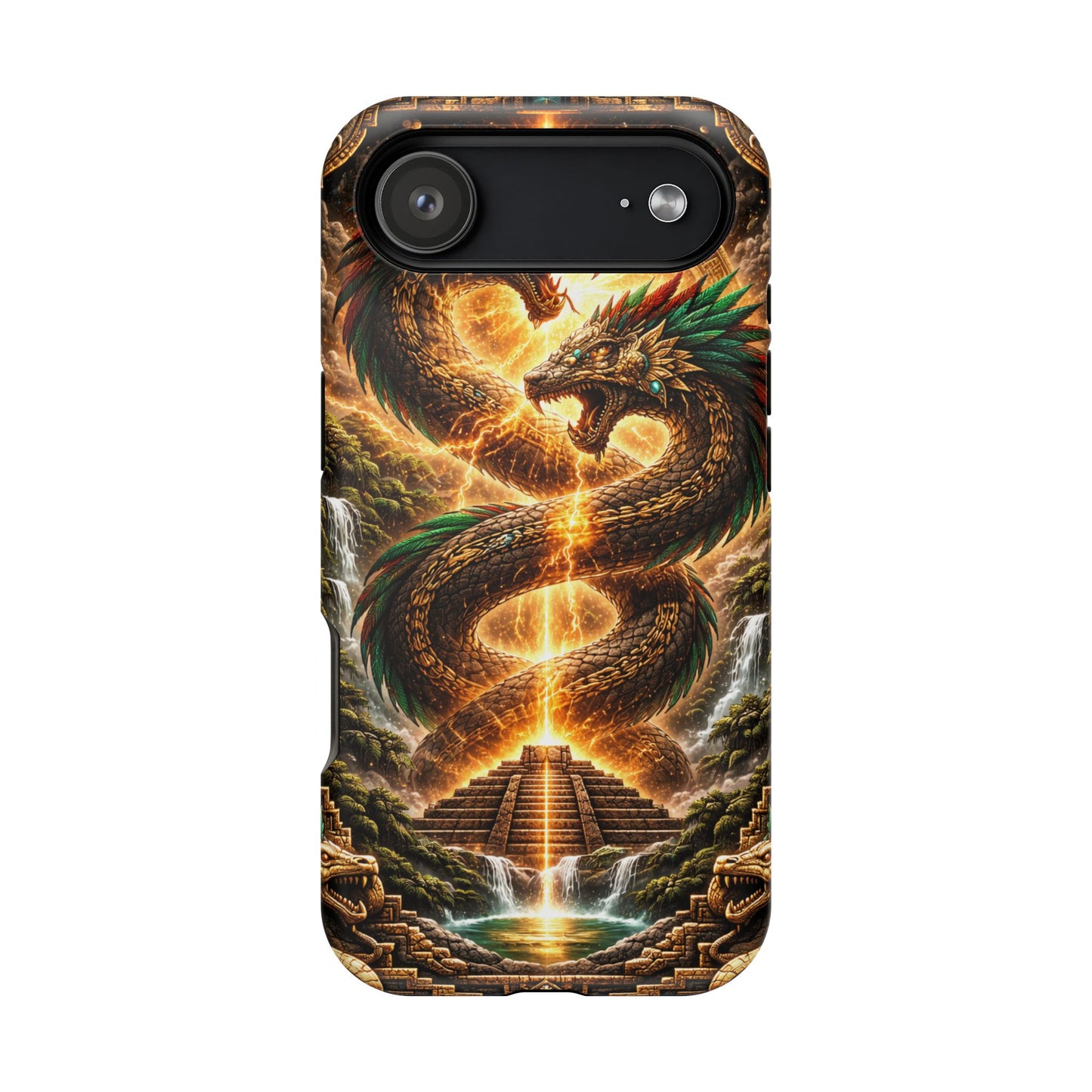 Coatl • Feathered Dominion • Empire of the Fifth Sun™ • Apple iPhone 17 Pro • MagSafe Tough Case