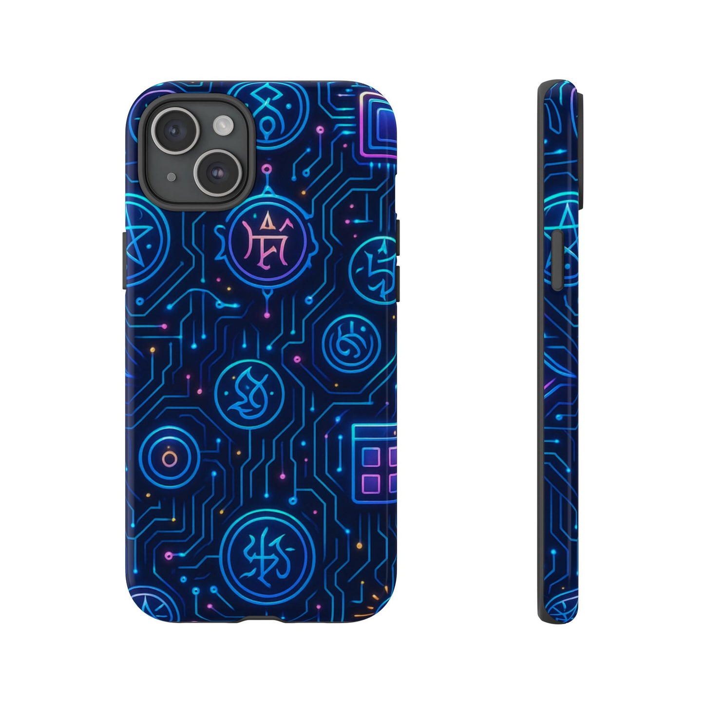 Cypher Glyphs • Apple iPhone 15 • MagSafe® Tough Case