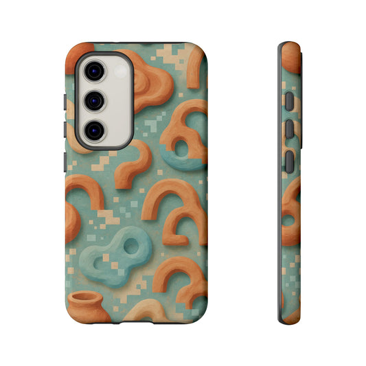 Pixel Clay • Samsung Galaxy S23 • Tough Case • Wireless Friendly