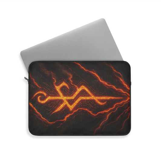 Molten Glyph • Single Zipper Laptop Sleeve