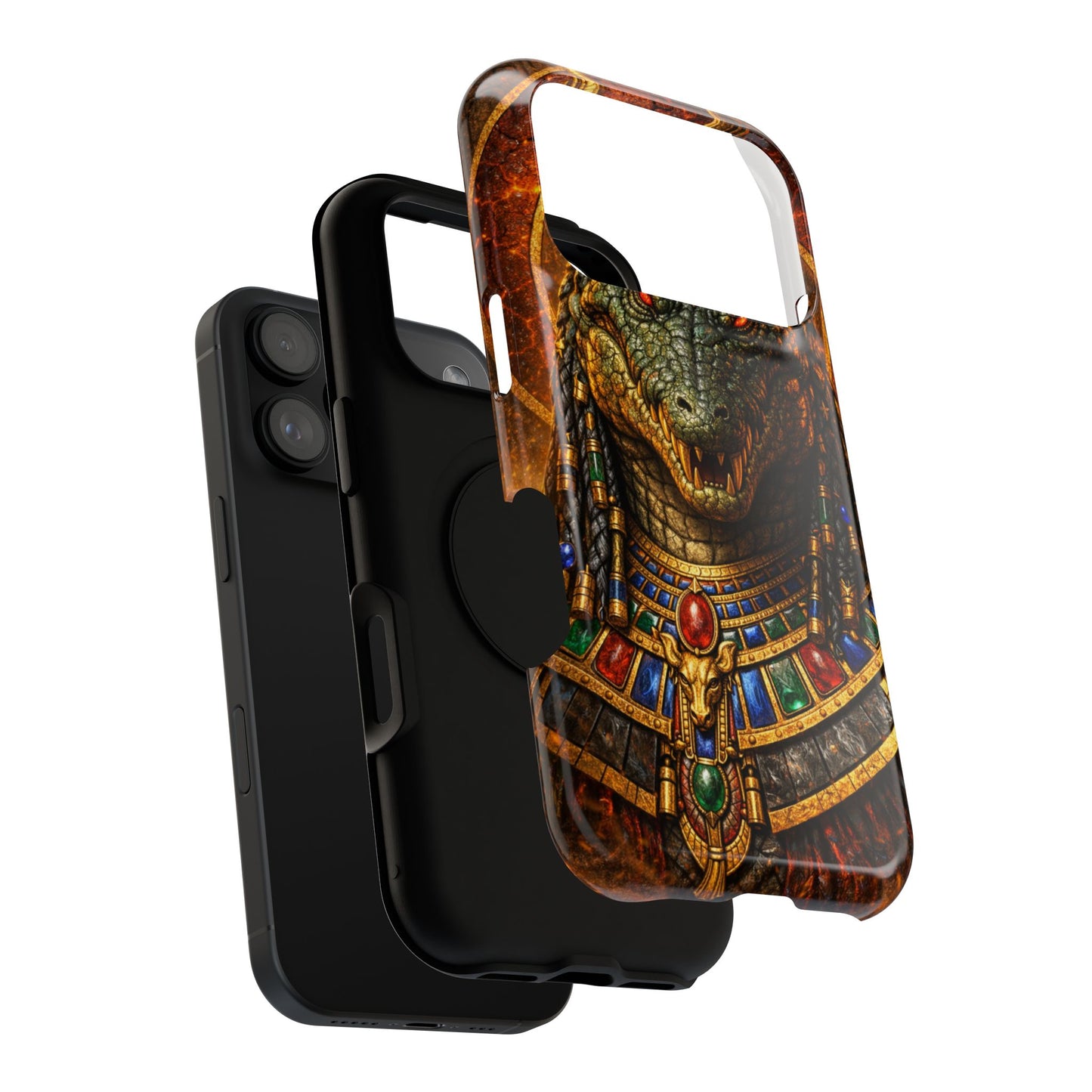 Sobek • Dominion • Egyptian Hieroglyphics™ Series • Apple iPhone 17 Pro • MagSafe® Tough Case