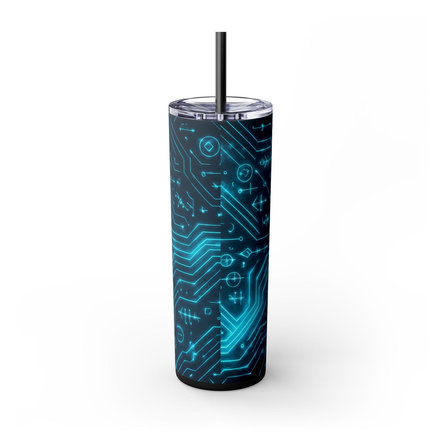 Circuit Glyph • Skinny Tumbler 20 Oz