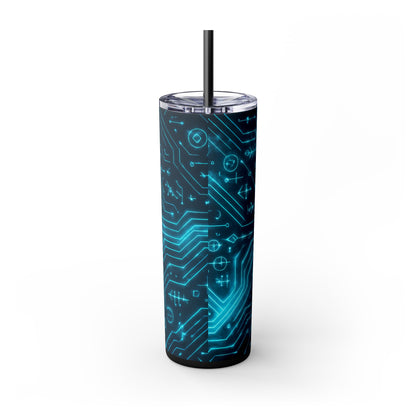 Circuit Glyph • Skinny Tumbler 20 Oz