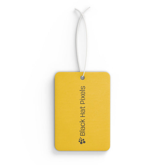 Black Hat Pixels • Car Air Freshener
