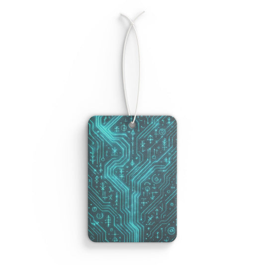 Circuit Glyph • Car Air Freshener