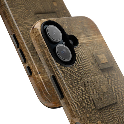 Sand Circuit • Apple iPhone 16 • MagSafe® Magnetic Tough Case