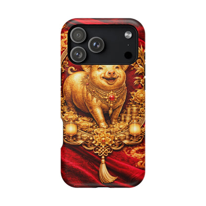 Pig • Lunar Armor • Imperial Banner • Apple iPhone 17 Pro • MagSafe Tough Case