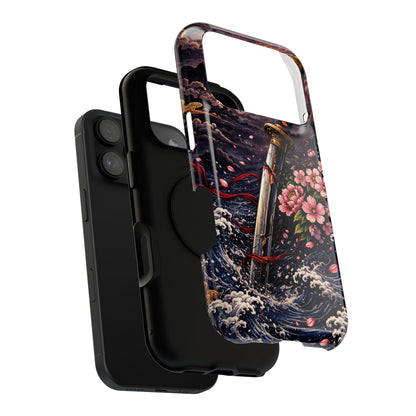 Forged Edge – Fractured Oath • Obsidian Irezumi™ • Apple iPhone 17 Pro • MagSafe Tough Case