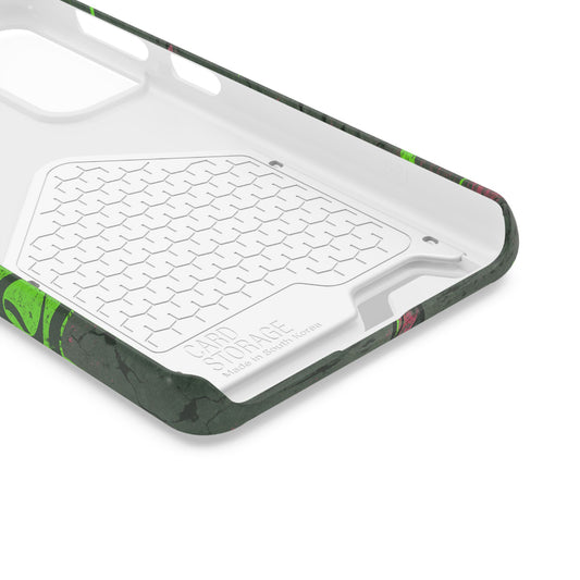 Biohazard Ballerina • Samsung Galaxy S21 • Tough Case with Card Holder • Wireless Friendly