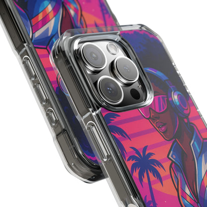 Afro Grooving • Apple iPhone 16 • MagSafe® Clear Case