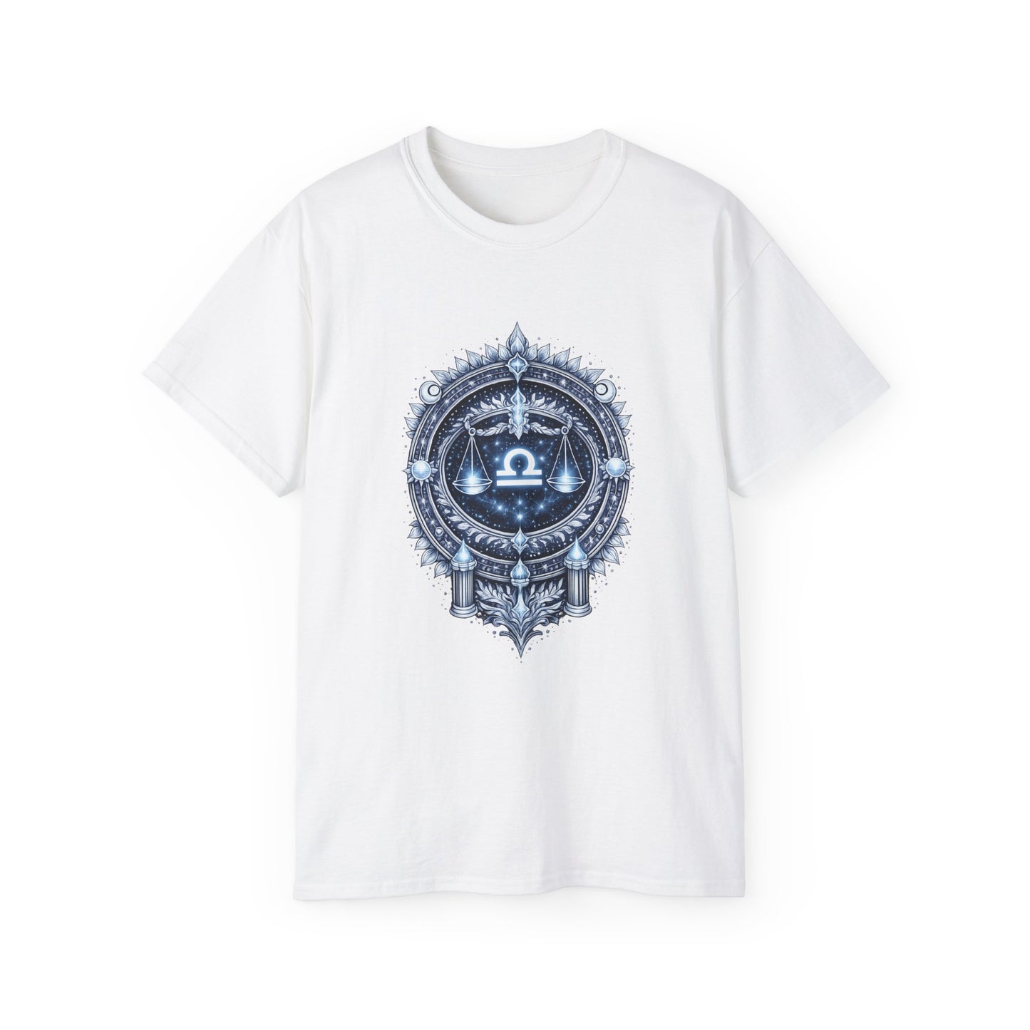 Libra • Balanced Authority • Elemental Armor • T-shirt • Black Hat Pixels • Unisex