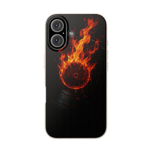 Vinyl Inferno • Apple iPhone 16 Eco-Friendly Phone Case