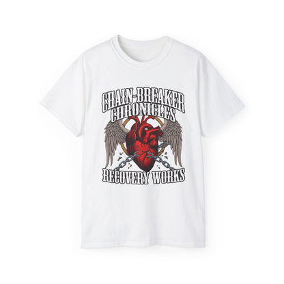 Chain-Breaker Chronicles • Recovery Works • T-Shirt