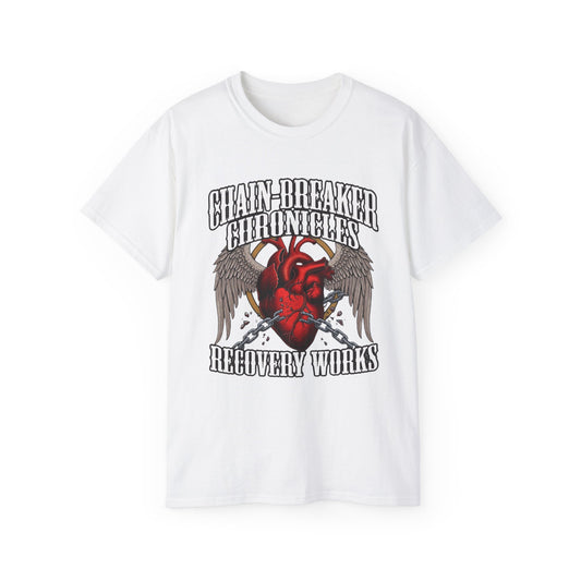 Chain-Breaker Chronicles • Recovery Works • T-Shirt