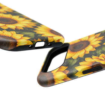 Solar Bloom • Floral Fusion • Apple iPhone 17 Pro • MagSafe® Tough Case