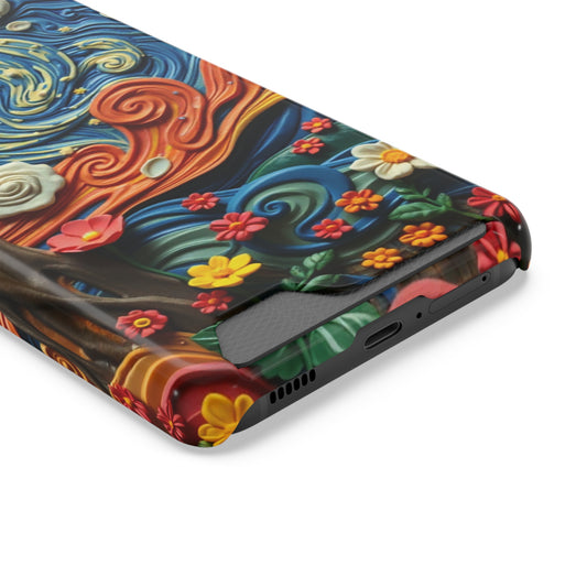 Pastel Paradise • Samsung Galaxy S22 • MagSafe® Tough Case with Card Holder