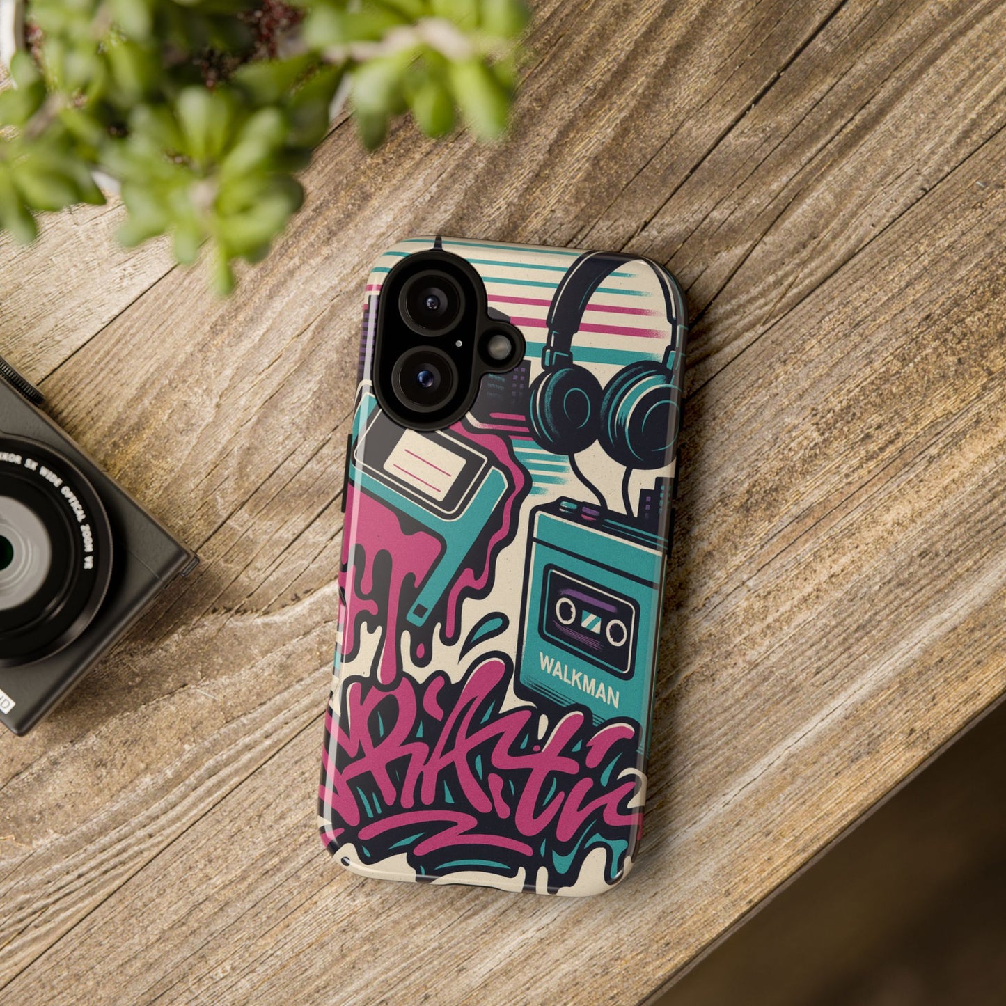 Retro Beats • Apple iPhone 16 • MagSafe® Magnetic Tough Case