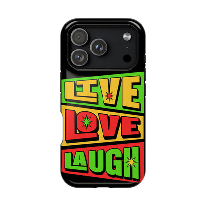 Live Love Laugh • Apple iPhone 17 Pro • MagSafe® Tough Case