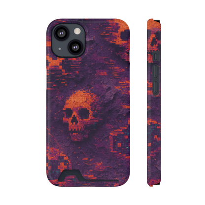 Death Glitch • Apple iPhone 13 • MagSafe® Tough Case with Card Holder