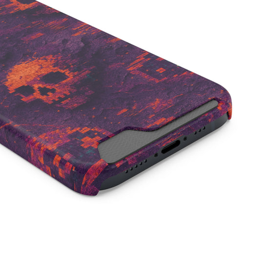 Death Glitch • Apple iPhone 13 • Tough Case with Card Holder • MagSafe®