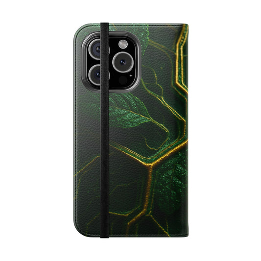 Macro Flora • Apple iPhone 16 Flip Case