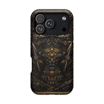 Xolotl • Shadow Guide of Flame • Empire of the Fifth Sun™ • Apple iPhone 17 Pro • MagSafe Tough Case