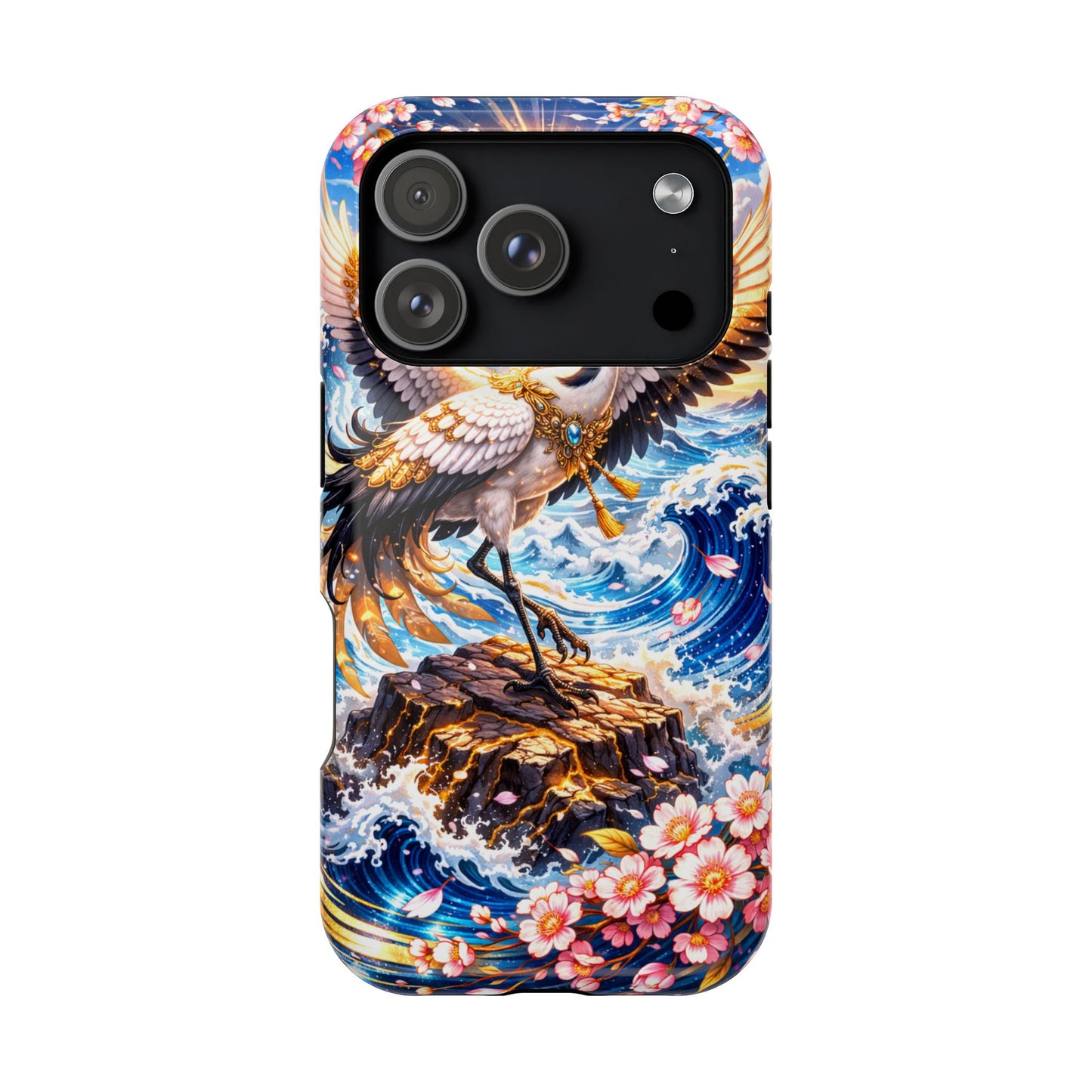 Radiant Ascent – Unbroken Honor • Obsidian Irezumi™ • Apple iPhone 17 Pro • MagSafe Tough Case